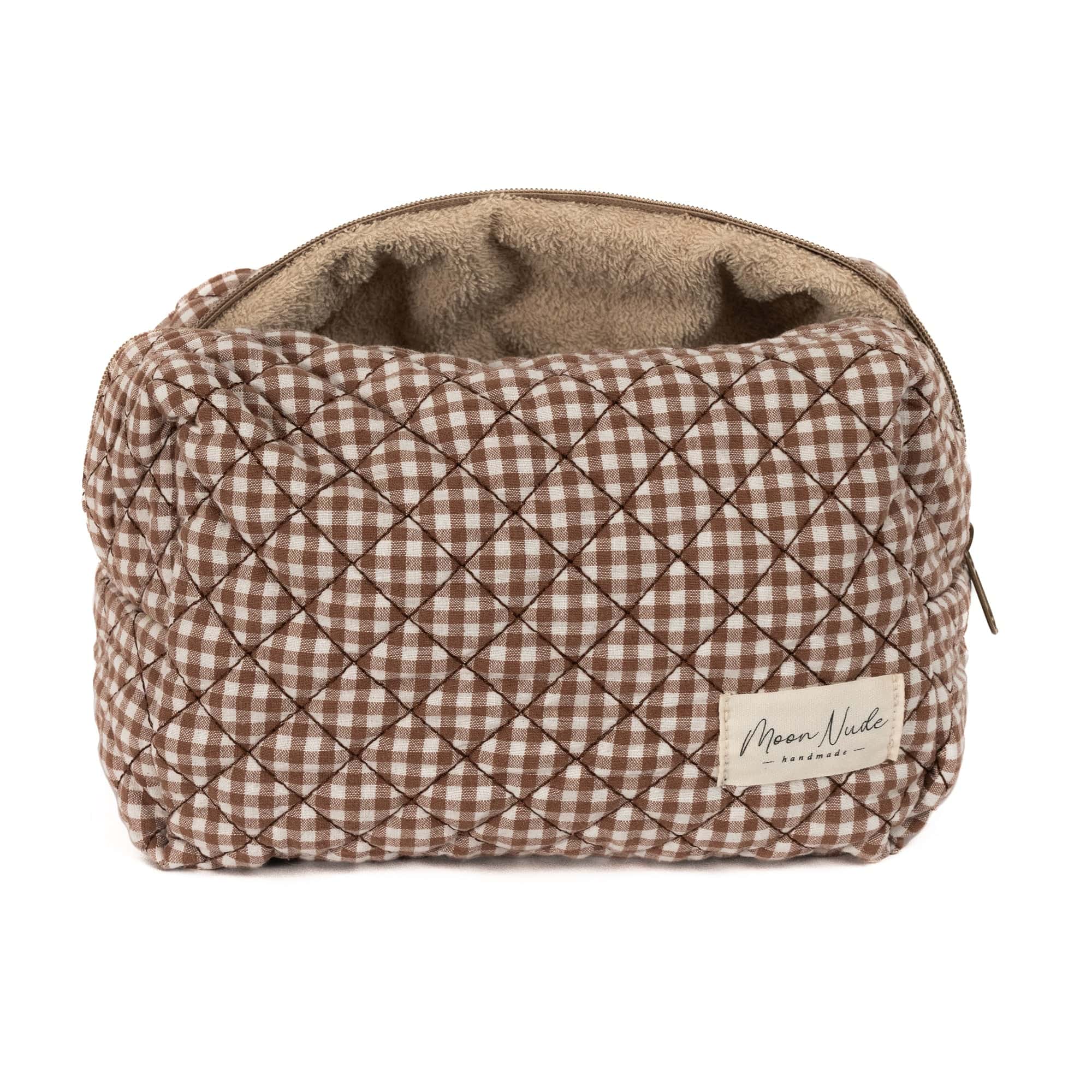 Moon Nude Coffee Large Makeup Bag