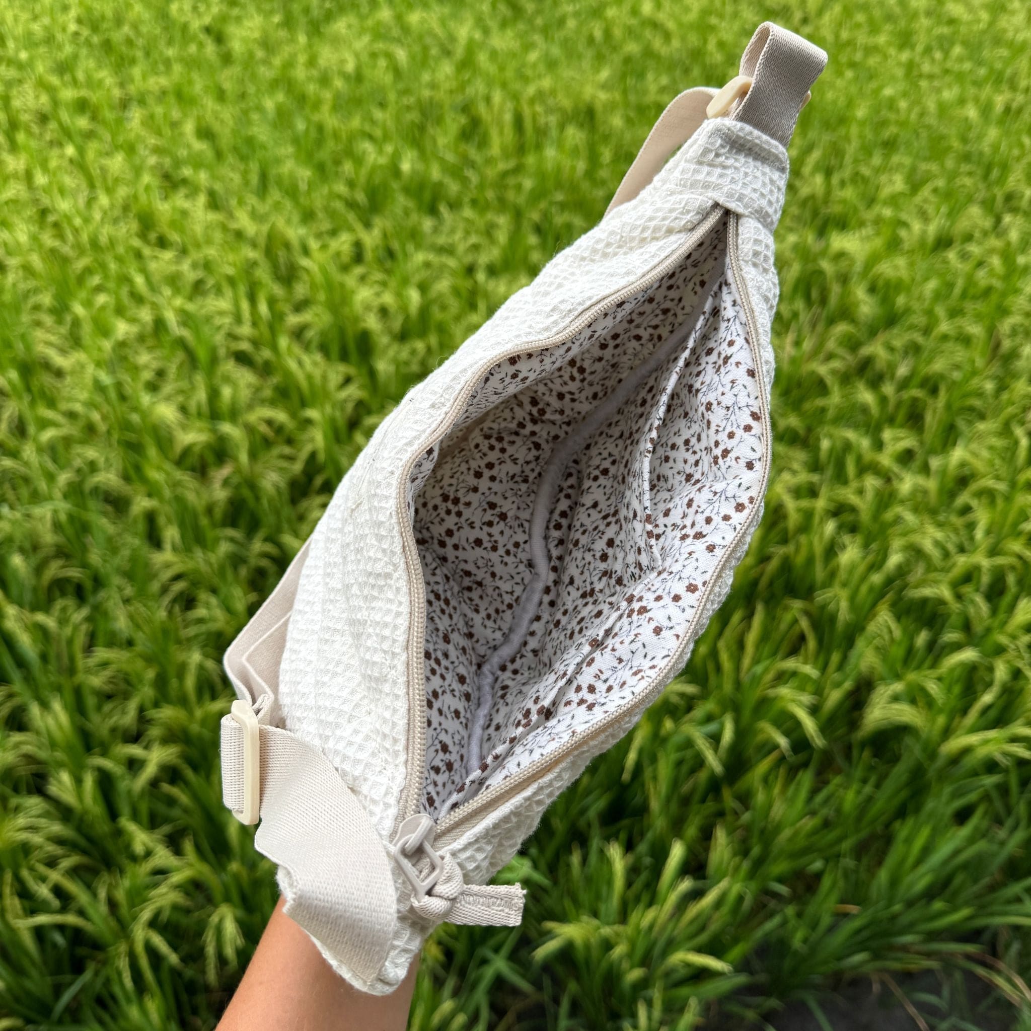 Moon Nude Cream Mini Shoulder Bag