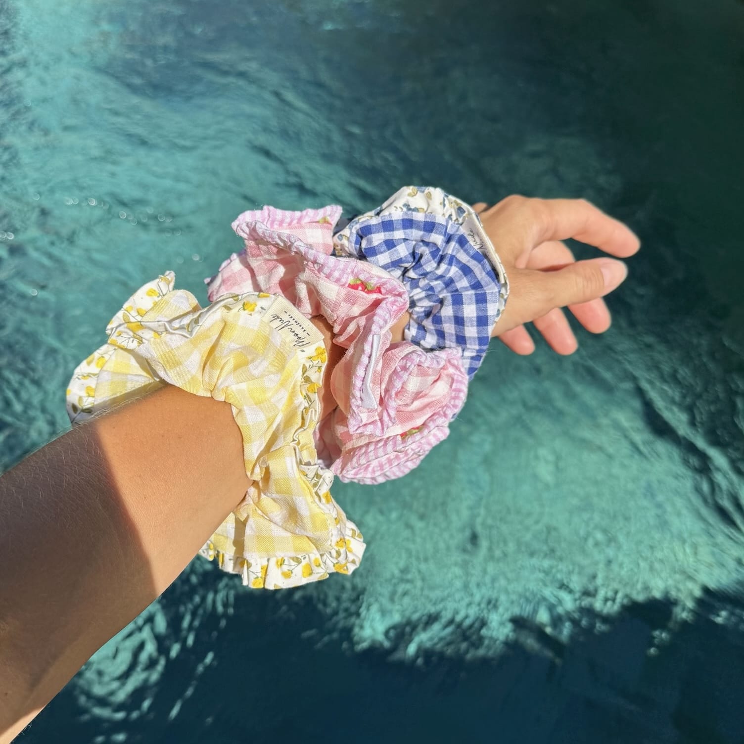 Moon Nude Spring Scrunchie