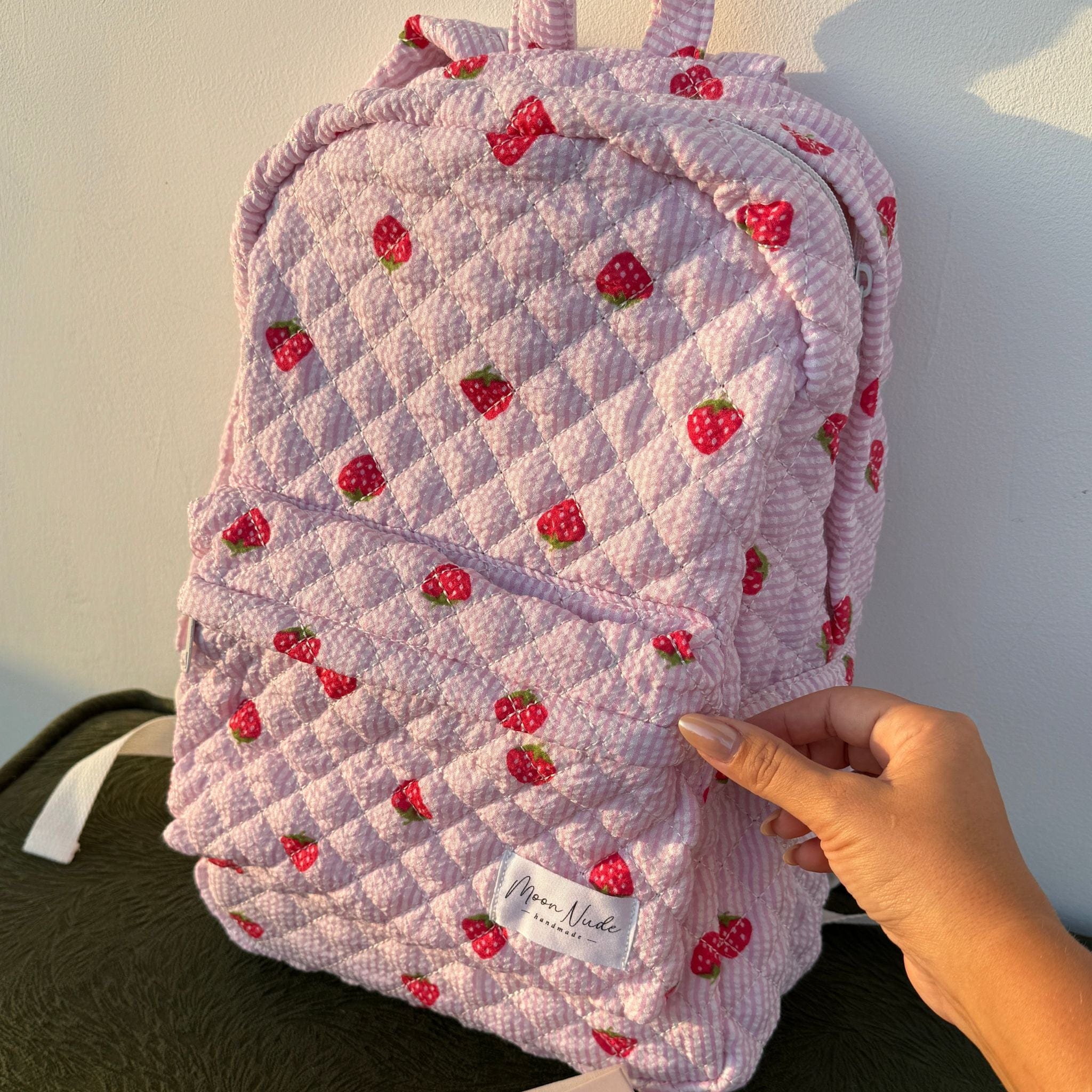 Moon Nude Strawberry Backpack