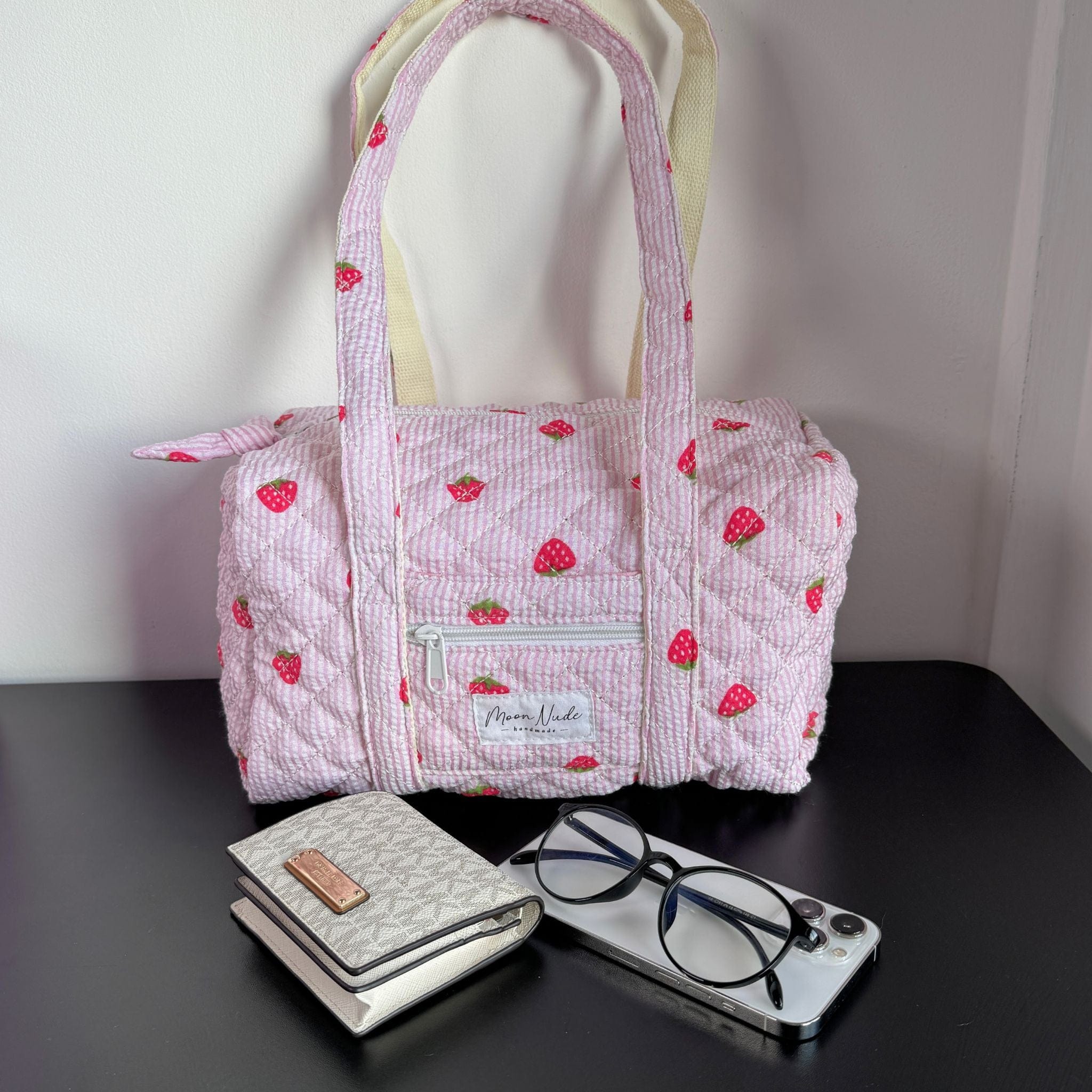Moon Nude Strawberry Mini Duffel Bag