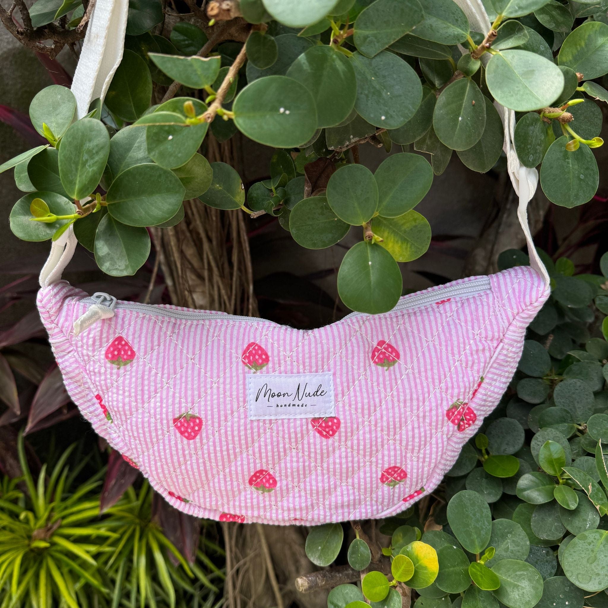 Moon Nude Strawberry Mini Shoulder Bag