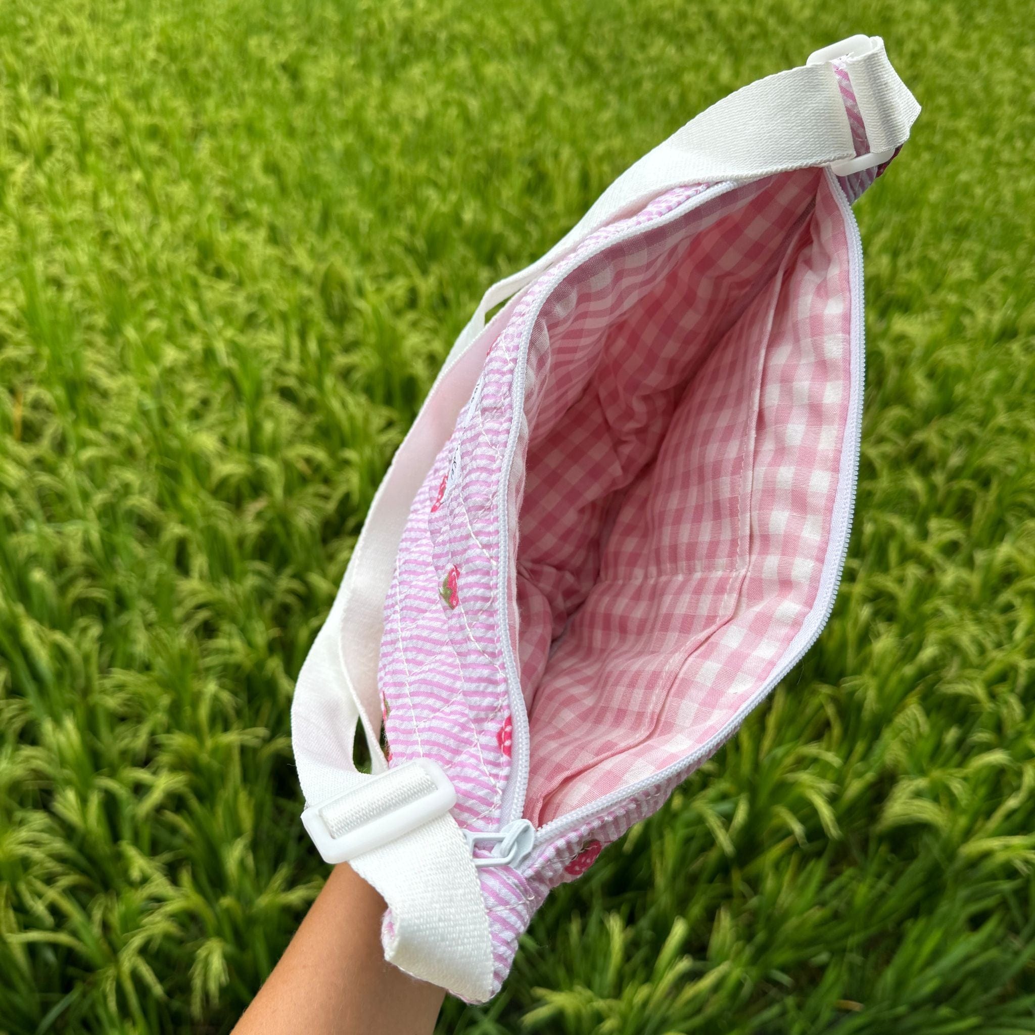 Moon Nude Strawberry Mini Shoulder Bag