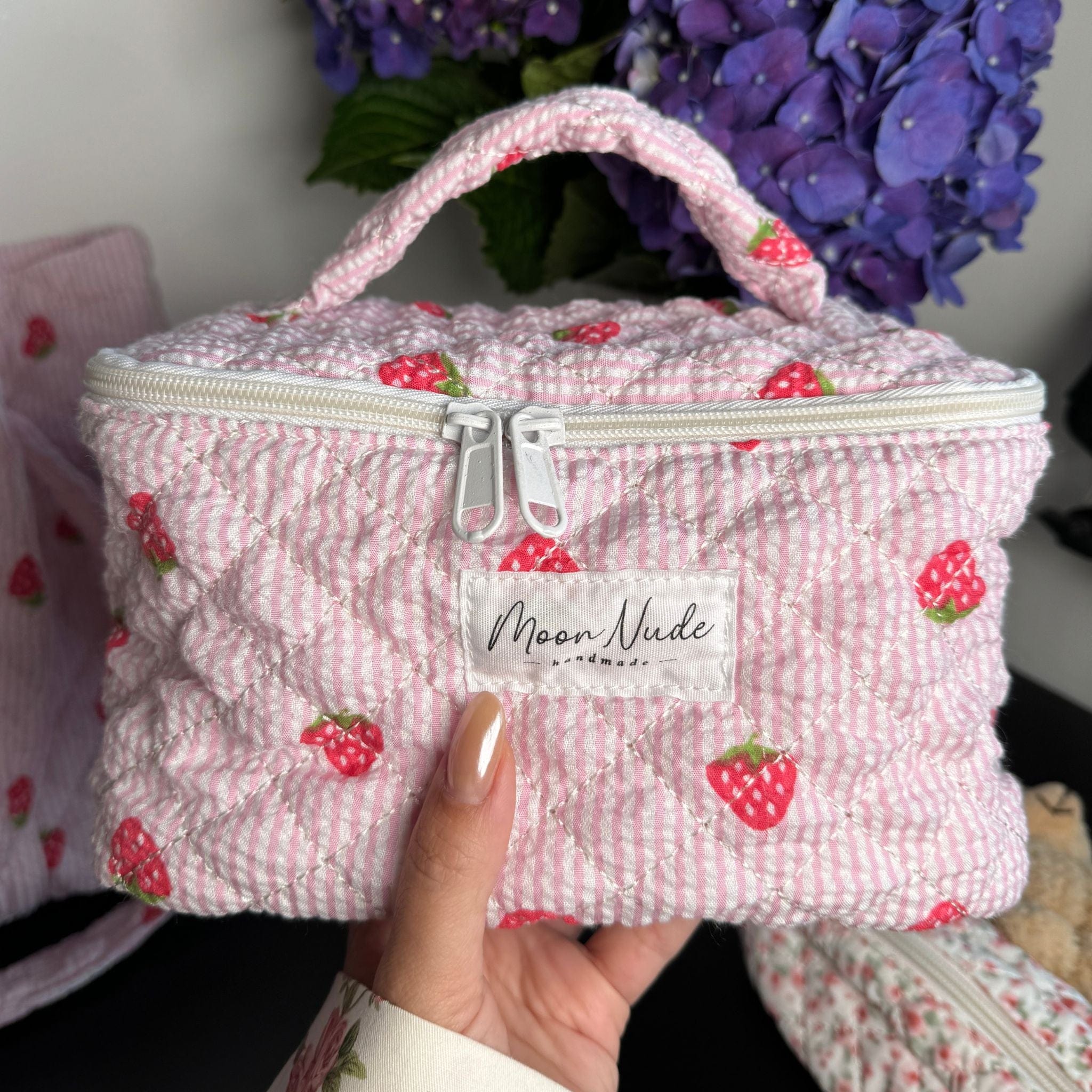 Moon Nude Strawberry Vanity Bag